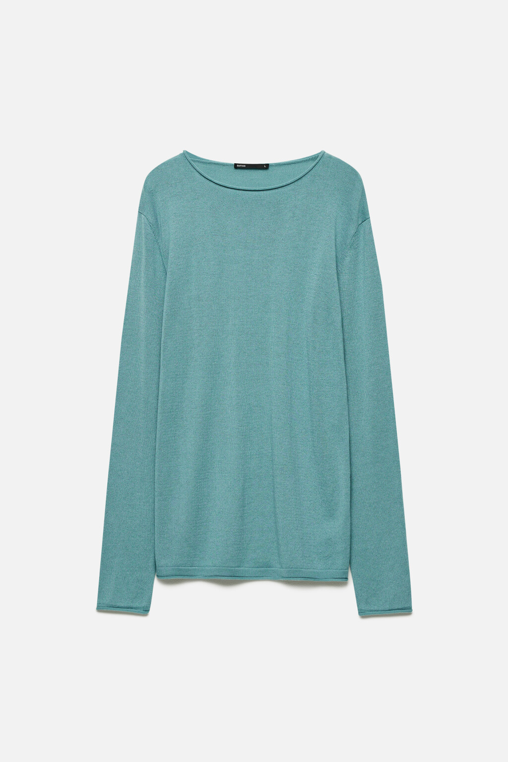 Джемпер тонкой вязки базовый - цвет мятный - 9