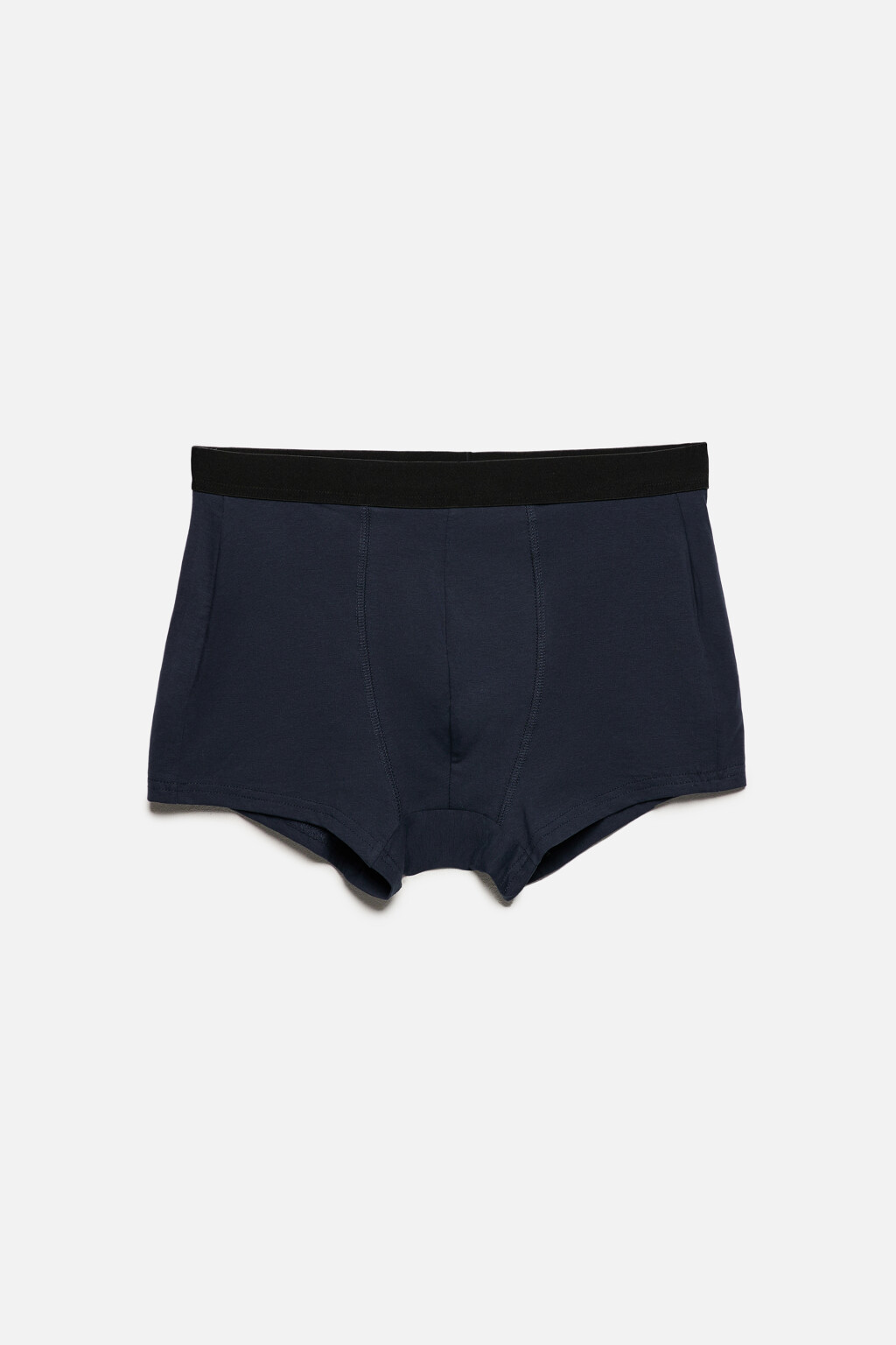 Трусы-боксеры хлопковые классические - цвет синий - 1