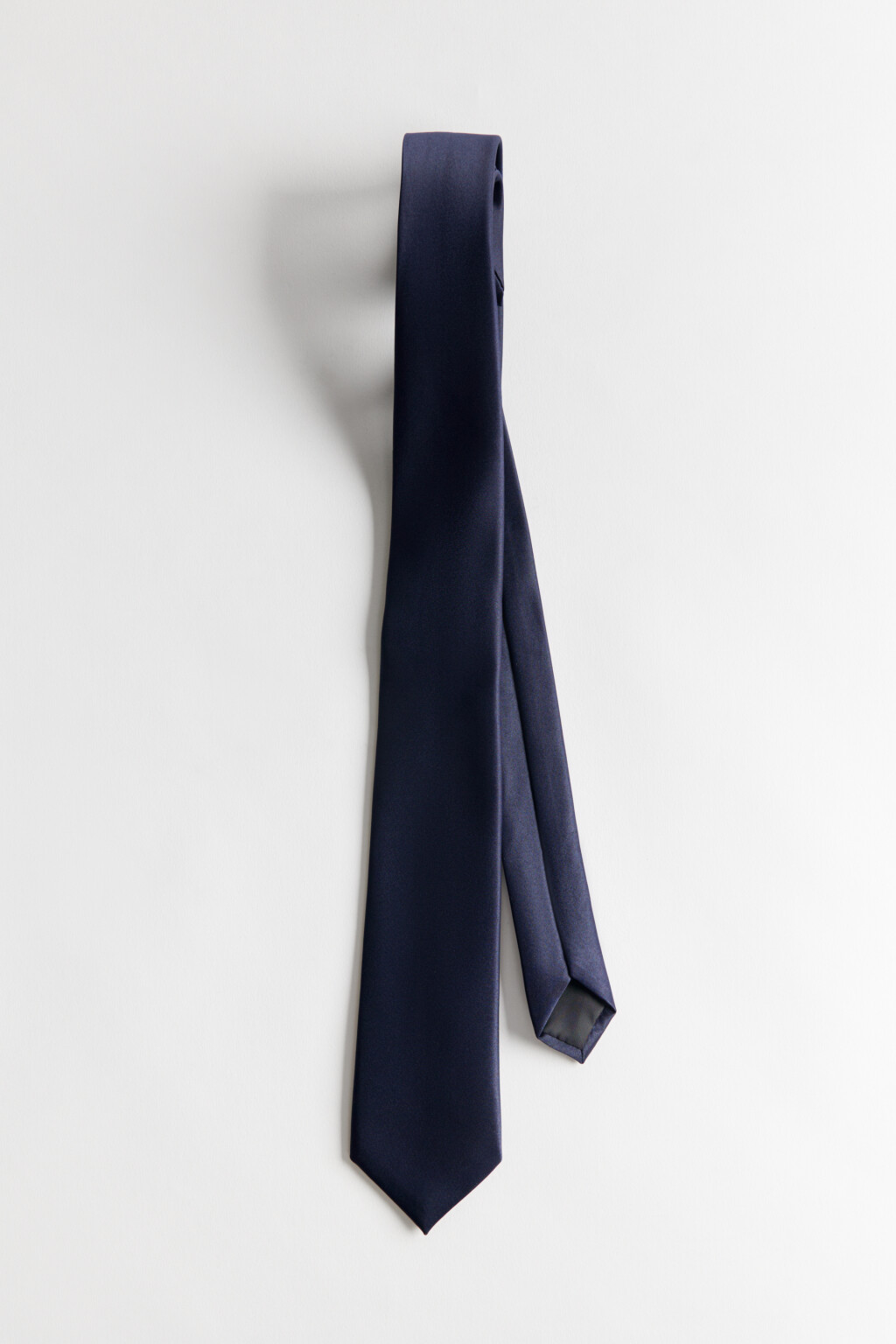 Галстук классический однотонный - цвет синий - 1