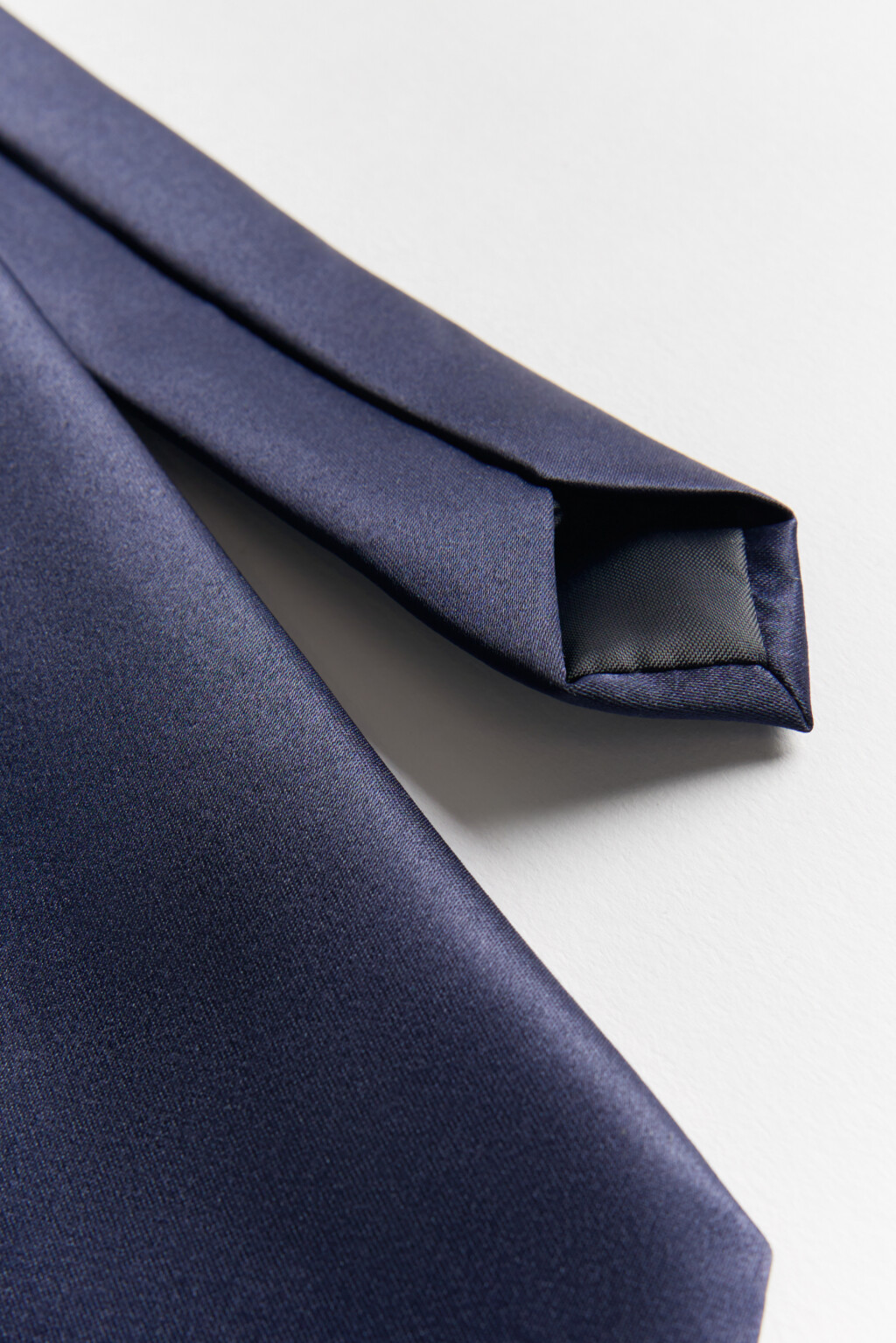 Галстук классический однотонный - цвет синий - 2