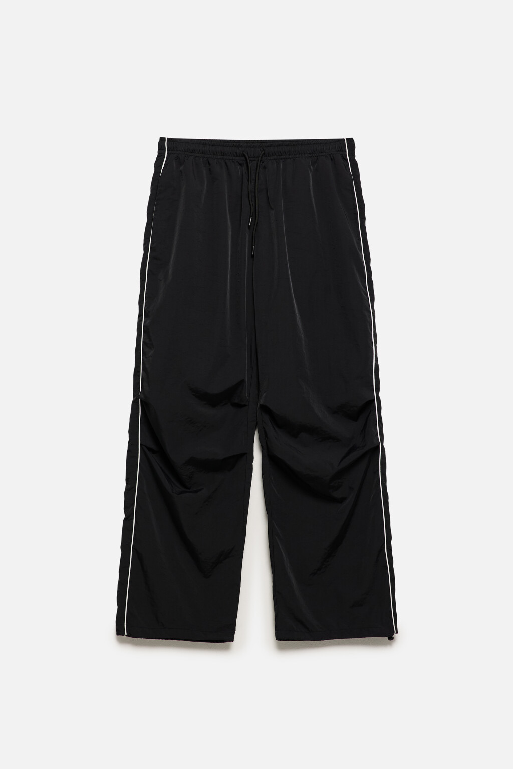 Брюки-джоггеры спортивные с утяжками - цвет черный - 10