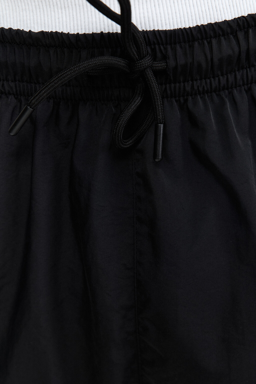 Шорты спортивные с лампасами - цвет черный - 8