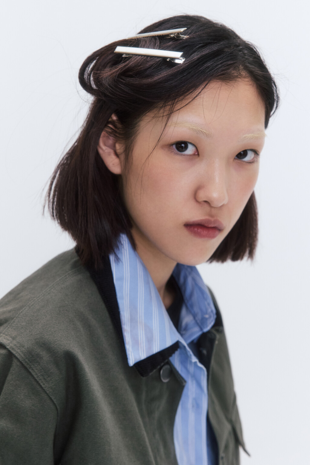 набор заколок для волос женский - цвет серый - 3