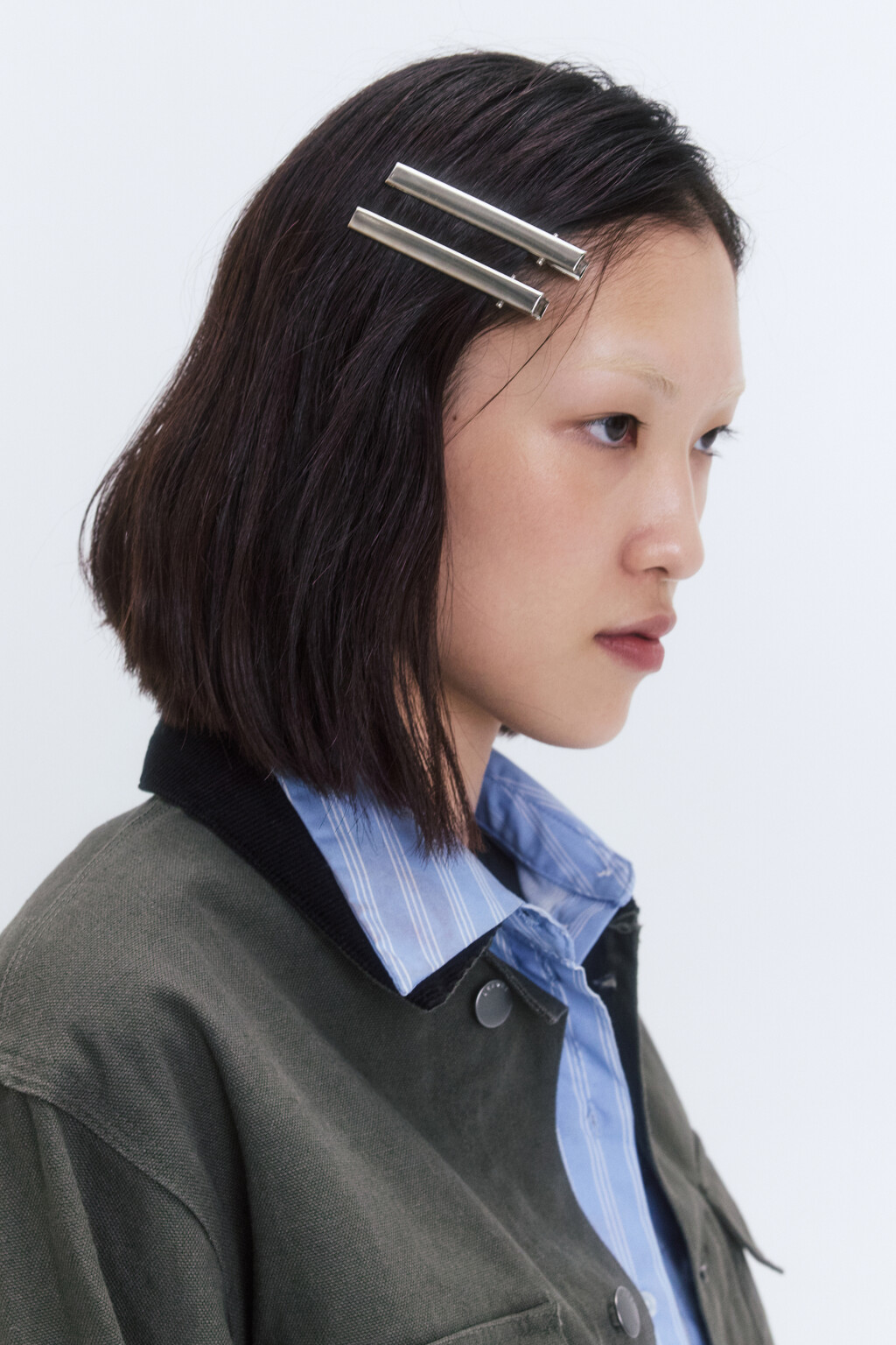 набор заколок для волос женский - цвет серый - 4