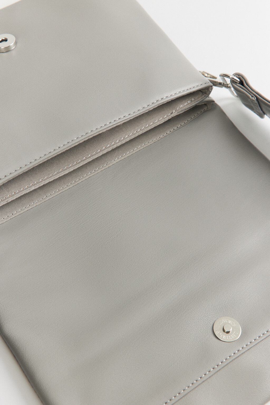 Сумка-клатч со съемным ремнем - цвет серый - 7
