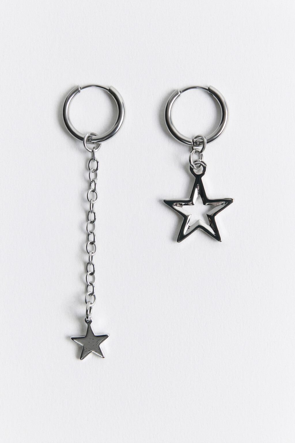 серьги женские - цвет серый - 1