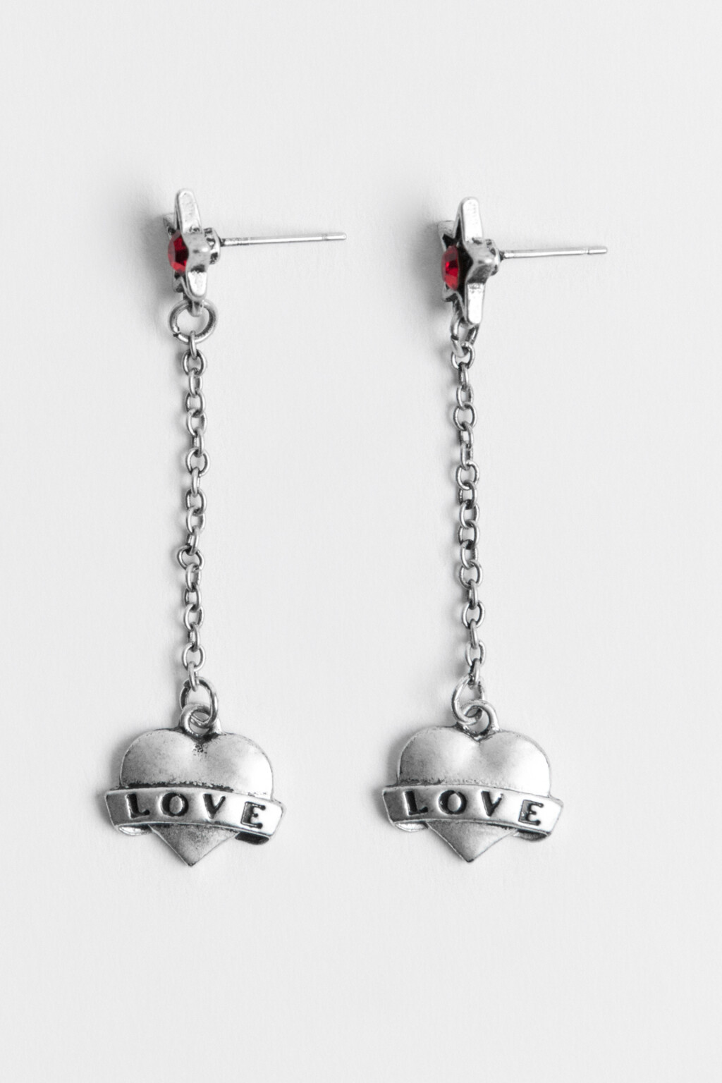 серьги женские - цвет серый - 1