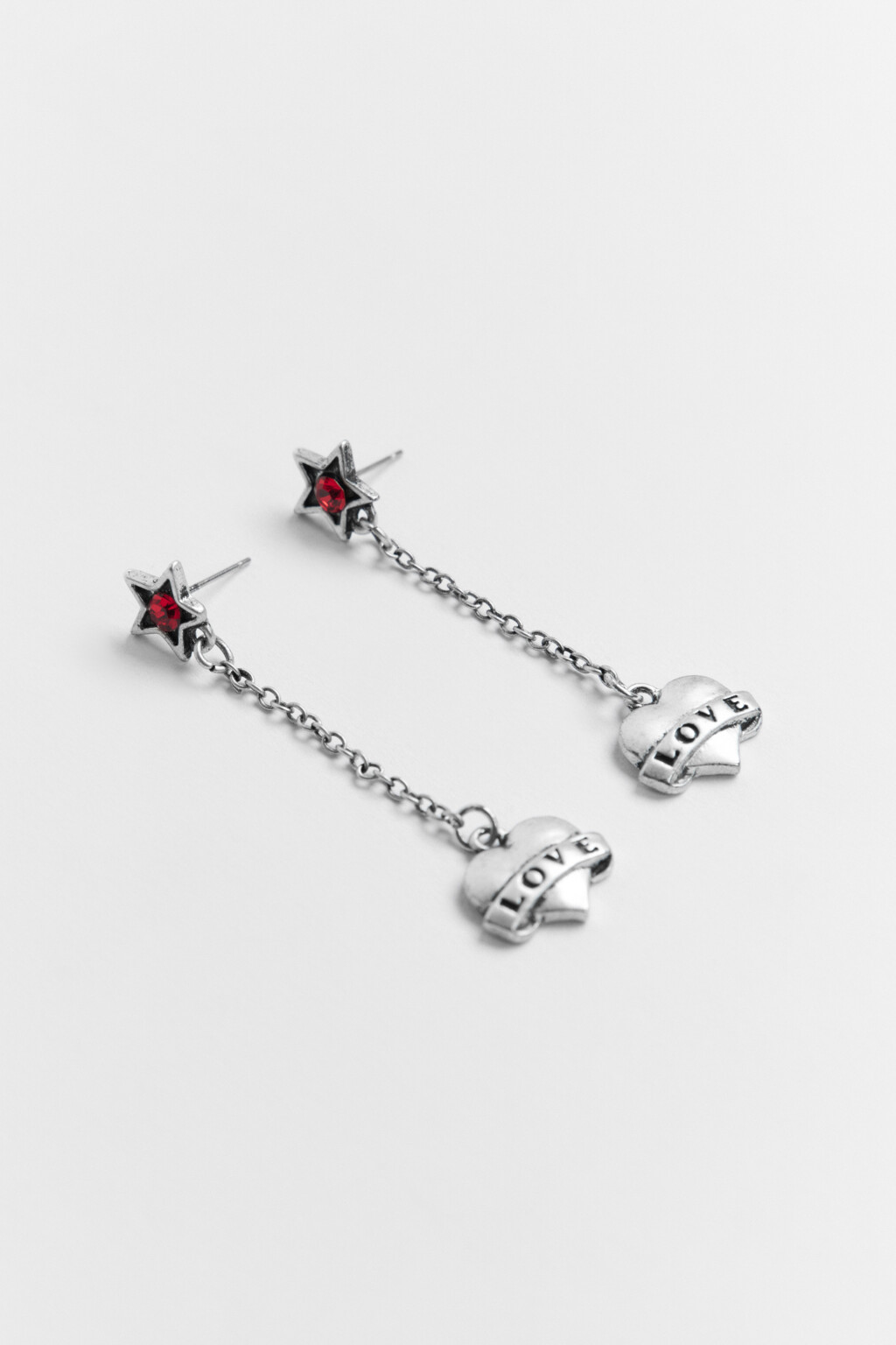 серьги женские - цвет серый - 3