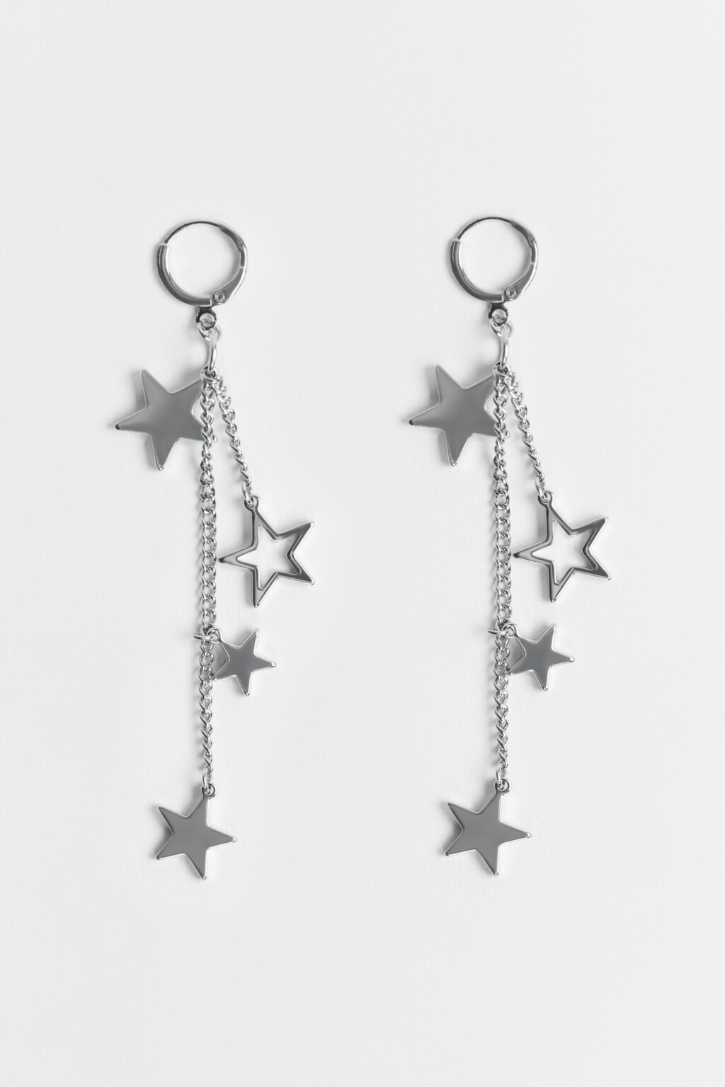 серьги женские - цвет серый - 1