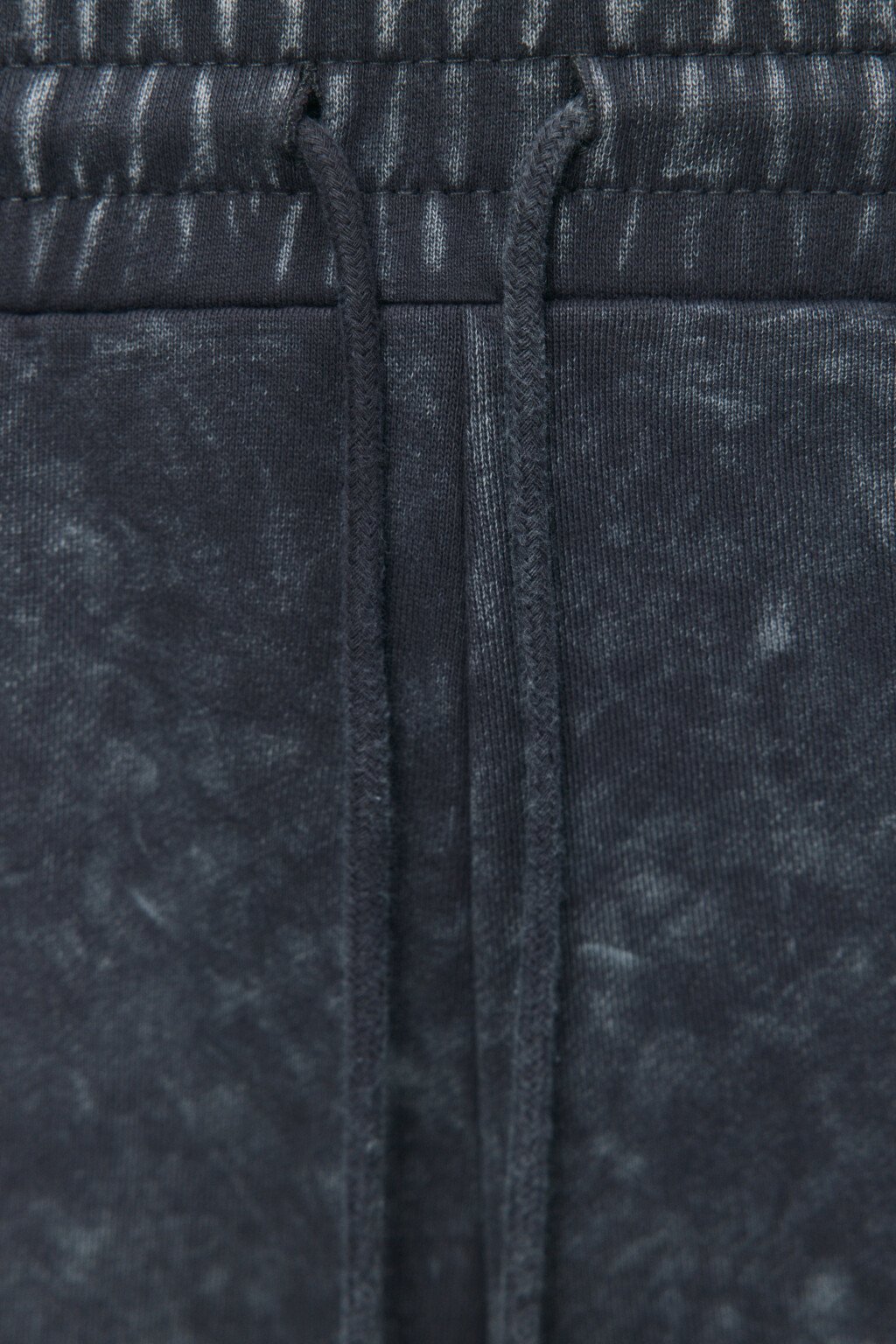 Брюки широкие трикотажные со стиркой - цвет серый - 6