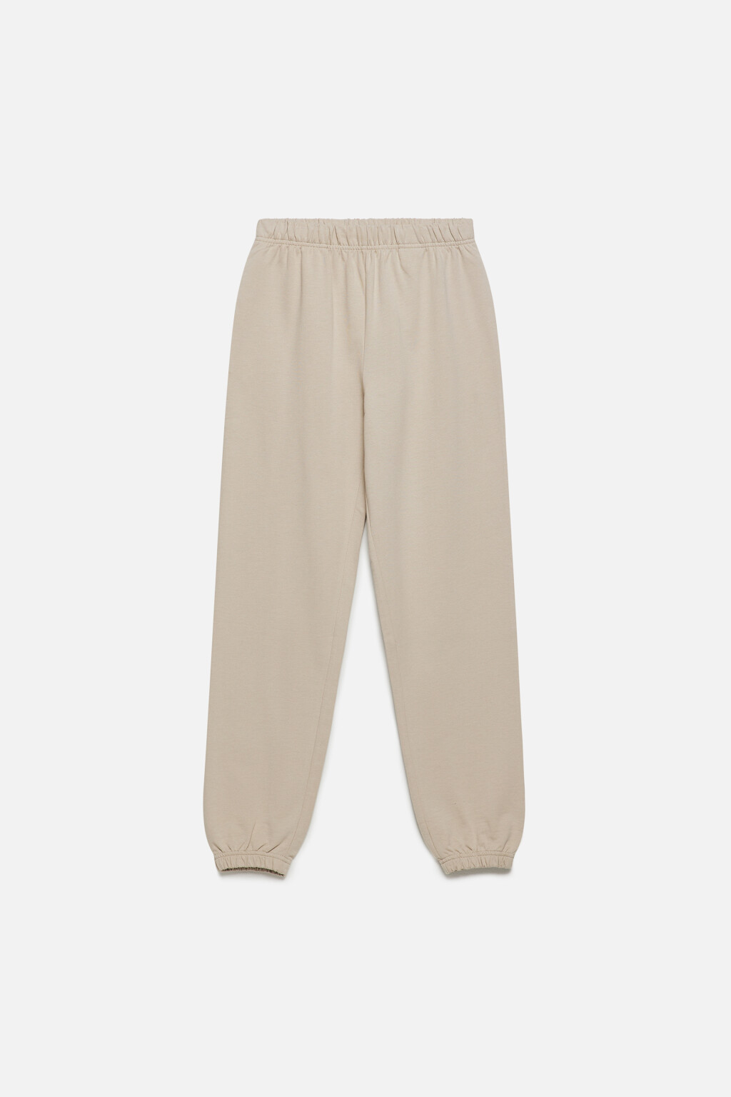 Брюки-джоггеры из хлопкового футера - цвет серый - 8