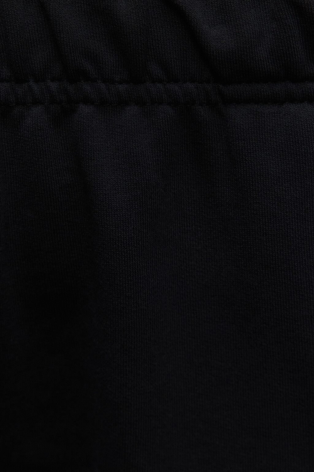 Брюки-джоггеры из хлопкового футера - цвет черный - 6