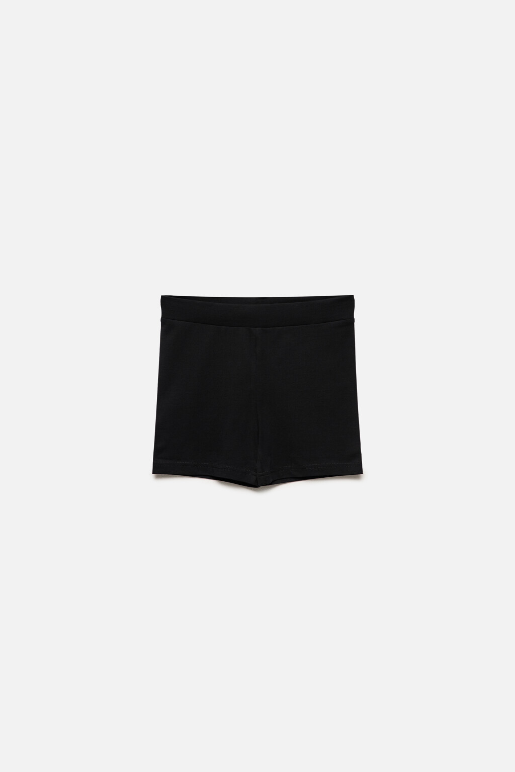 Шорты-велосипедки хлопковые с высокой посадкой - цвет черный - 8