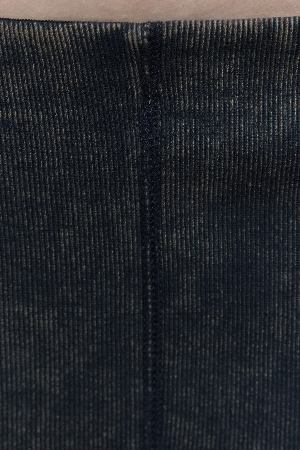 Юбка-годе трикотажная с вареным эффектом - цвет синий - 6