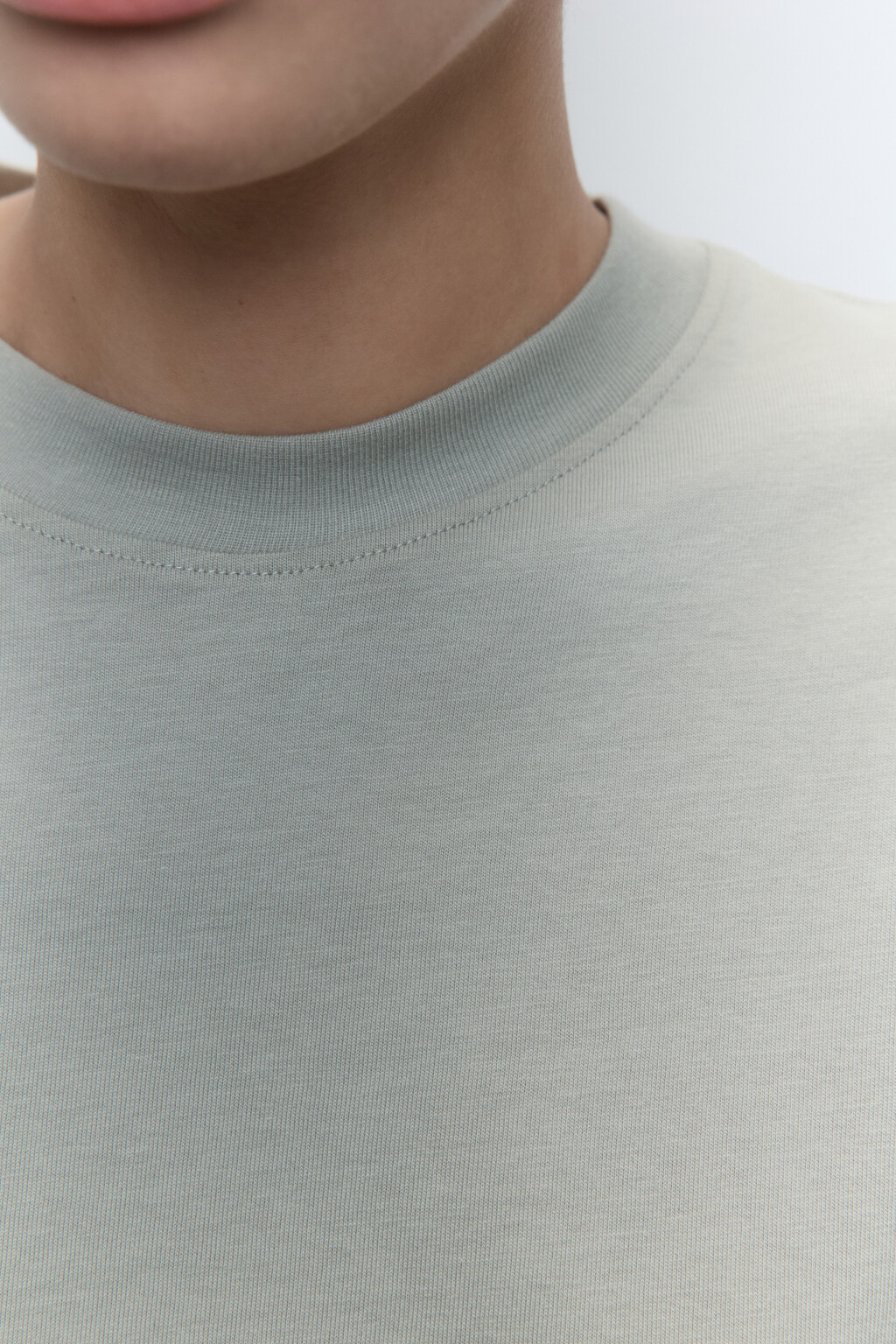 Футболка из хлопка базовая - цвет зеленый - 6