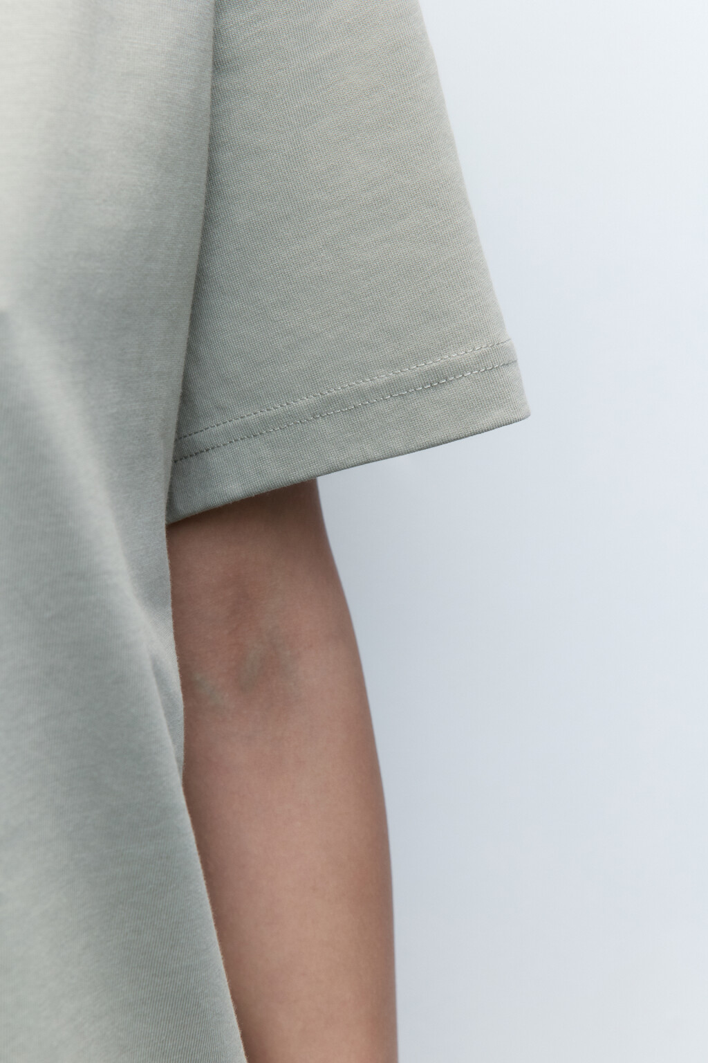 Футболка из хлопка базовая - цвет зеленый - 7