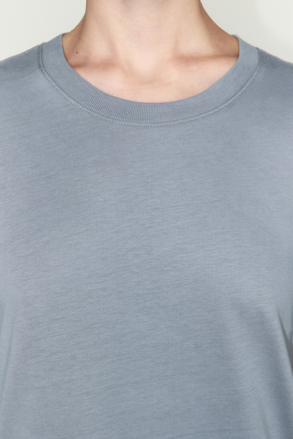 Футболка из хлопка базовая - цвет серый - 6
