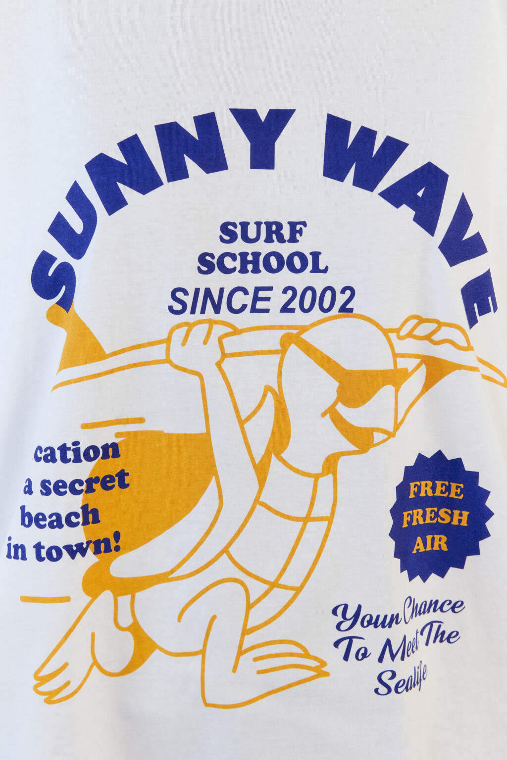 Футболка oversize хлопковая с принтом - цвет бежевый - 6