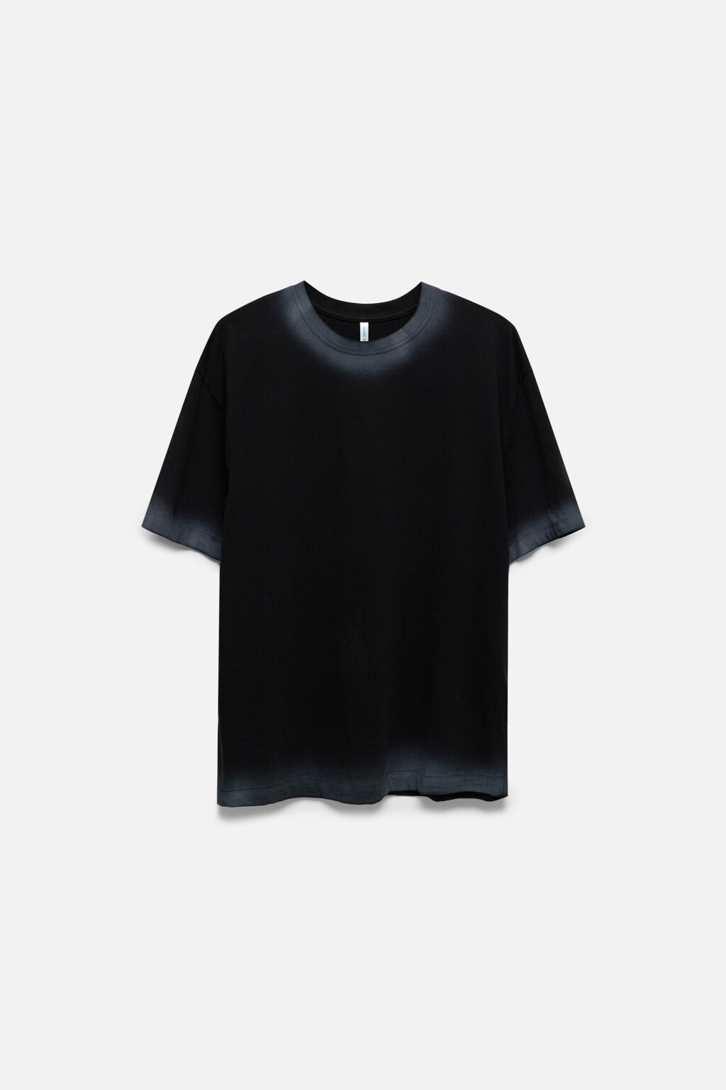 Футболка oversize с эффектом тай-дай - цвет черный - 8