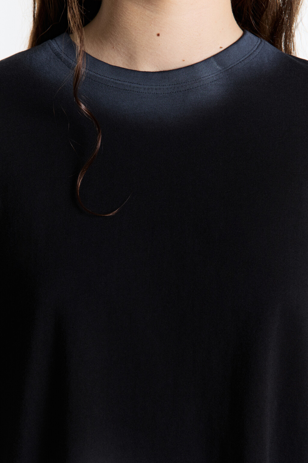 Футболка oversize с эффектом тай-дай - цвет черный - 6