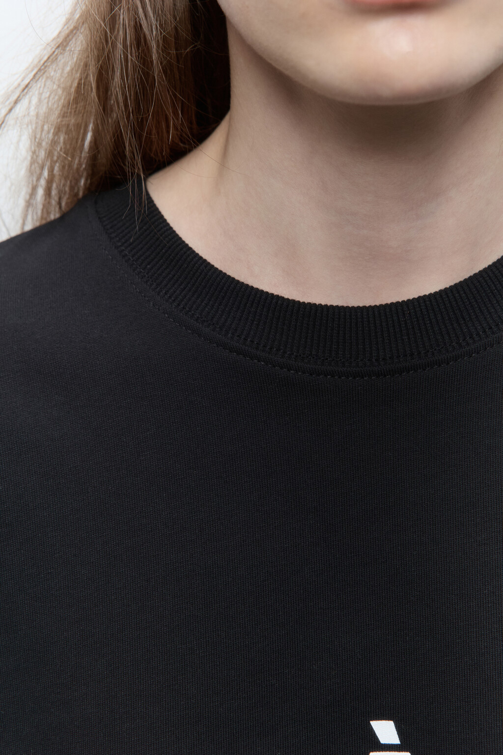 Футболка оверсайз с надписью - цвет черный - 7