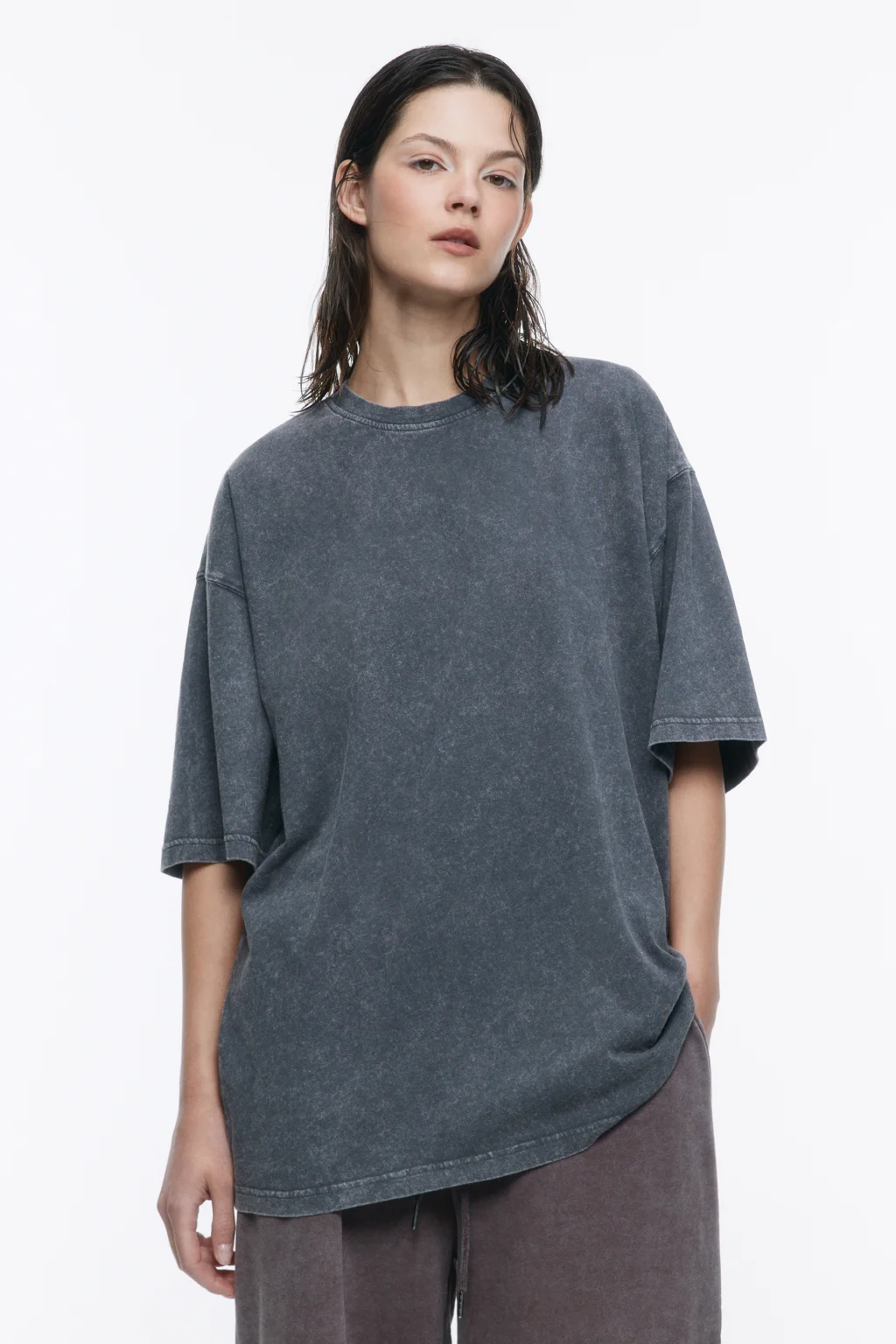 Футболка oversize с состаренным эффектом 2421120038, цвет Футболка oversize с состаренным эффектом 2421120038, цвет