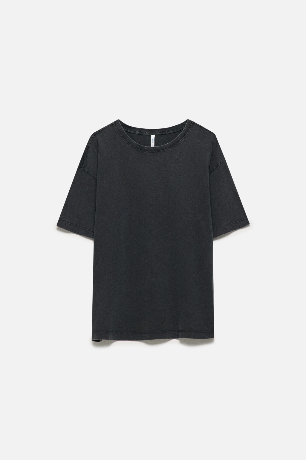 Футболка oversize с вареным эффектом - цвет серый - 9