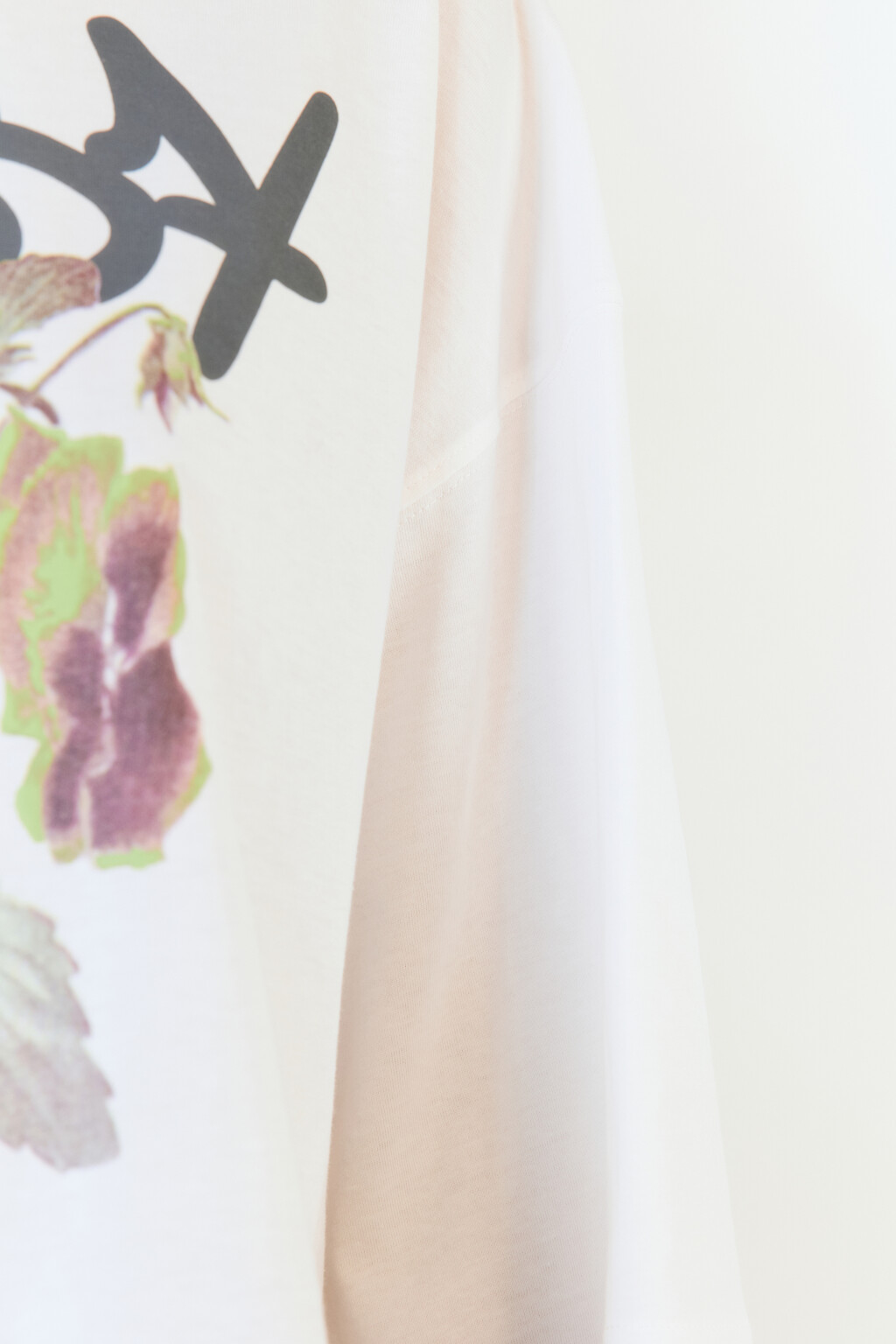 Футболка-топ oversize хлопковая с принтом - цвет белый - 8