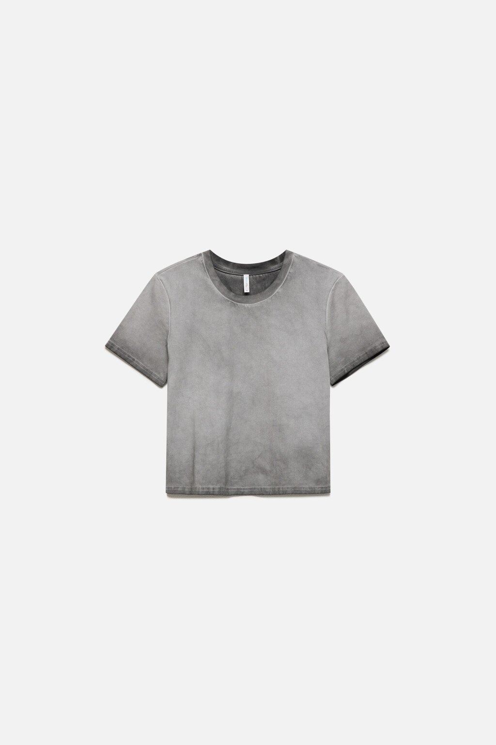 Футболка-топ из вареного трикотажа - цвет серый - 9