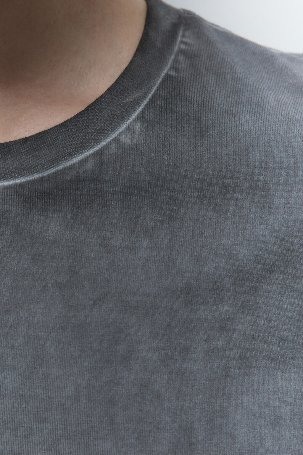 Футболка-топ из вареного трикотажа - цвет серый - 6
