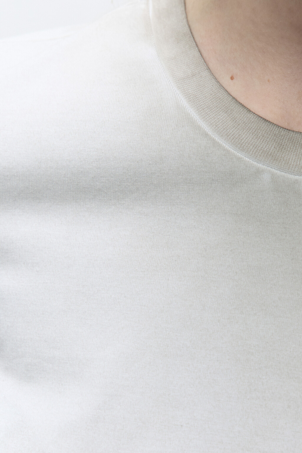 Футболка-топ из вареного трикотажа - цвет бежевый - 6