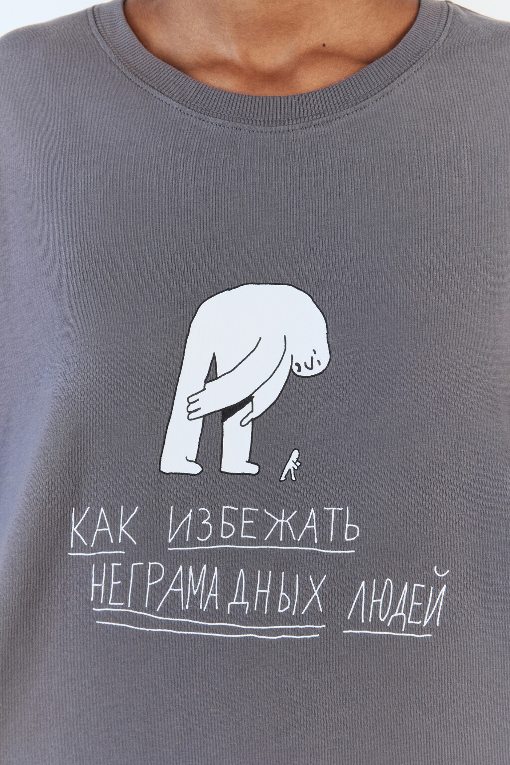 Футболка унисекс с принтом Bang! Bang! - цвет серый - 6