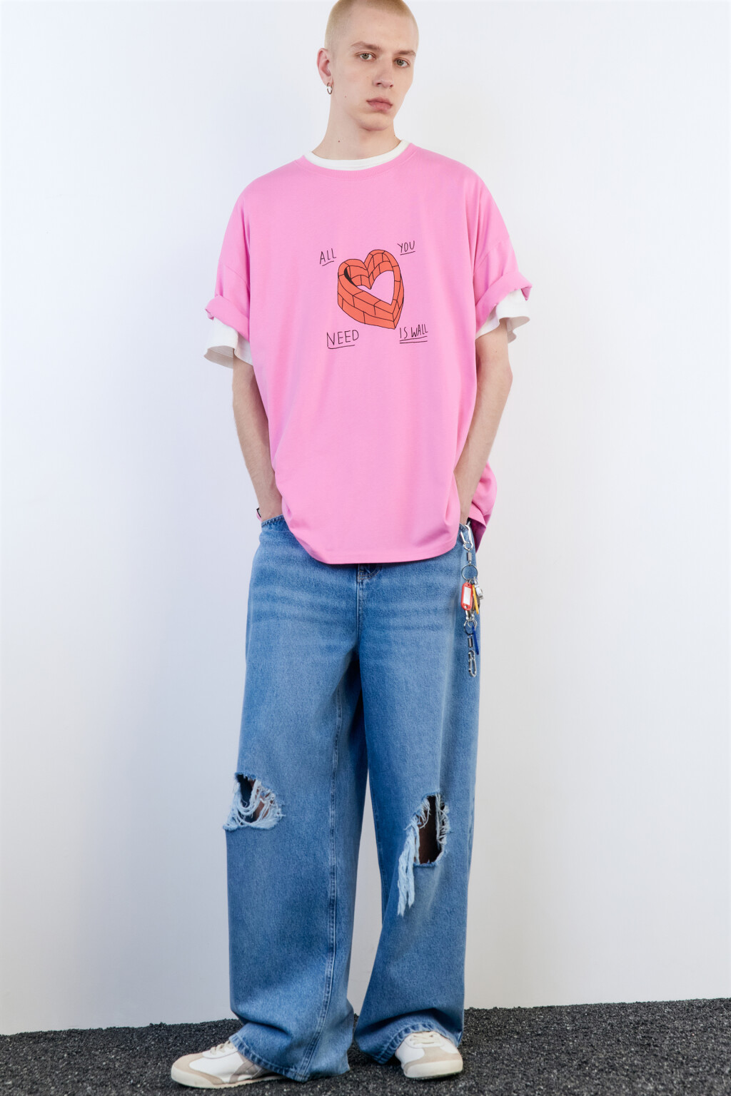 Футболка унисекс с принтом Bang! Bang! - цвет розовый - 9