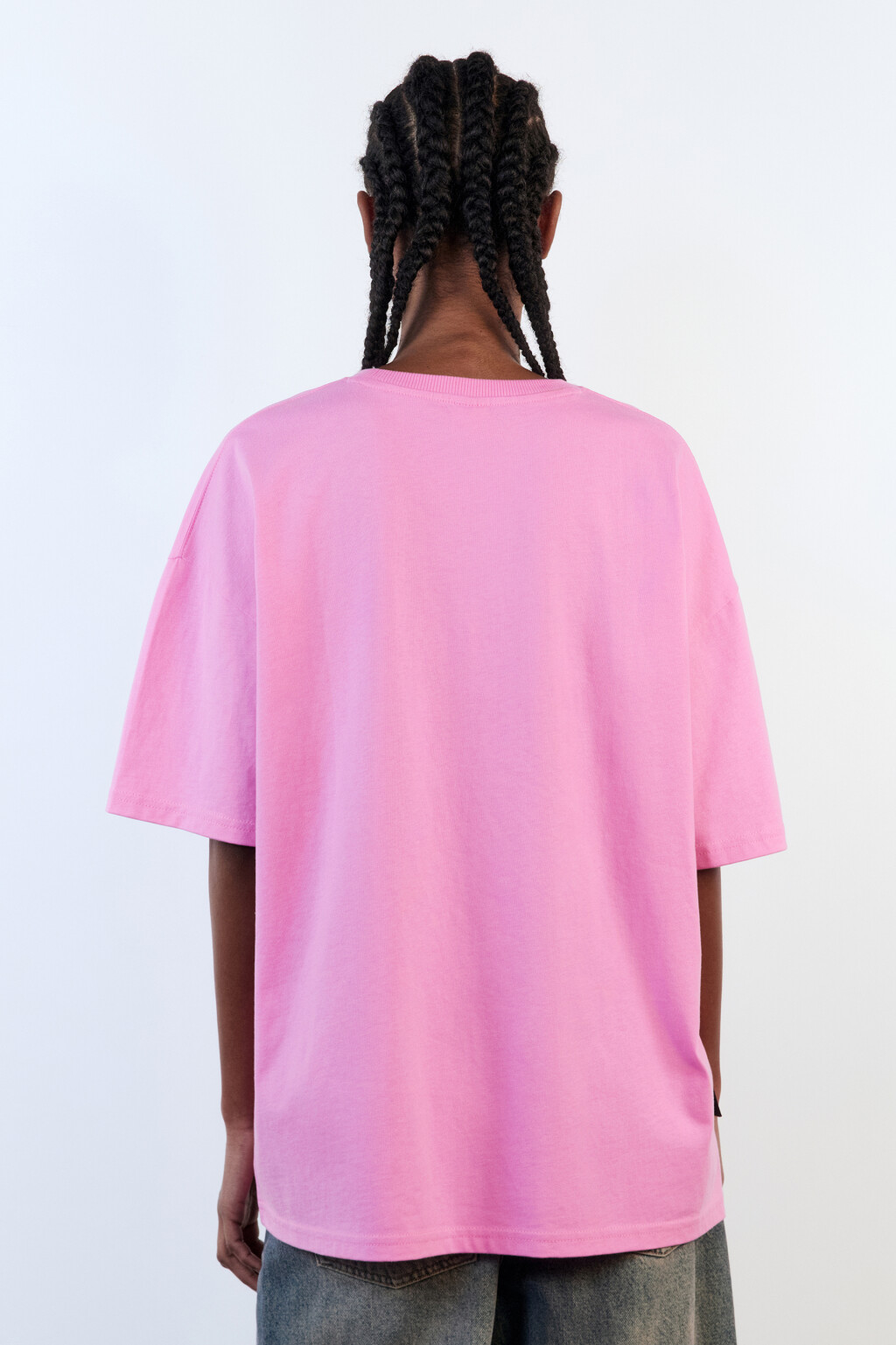 Футболка унисекс с принтом Bang! Bang! - цвет розовый - 4