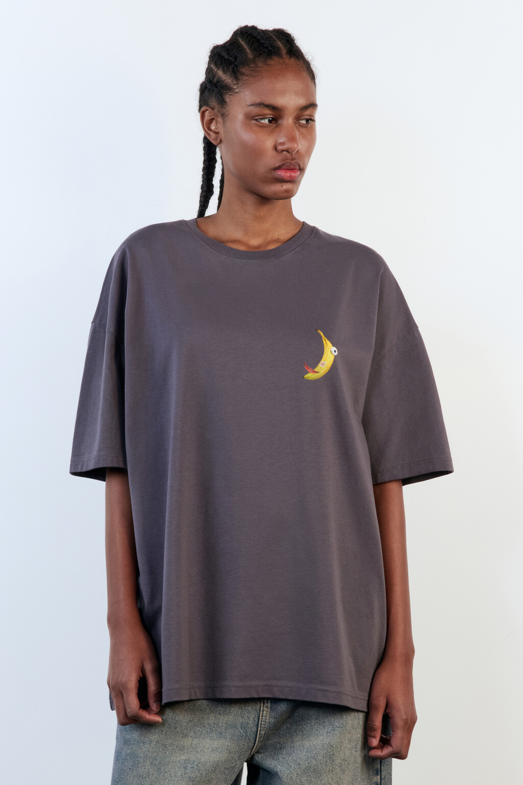 Футболка унисекс с принтом Bang! Bang! - цвет серый - 2