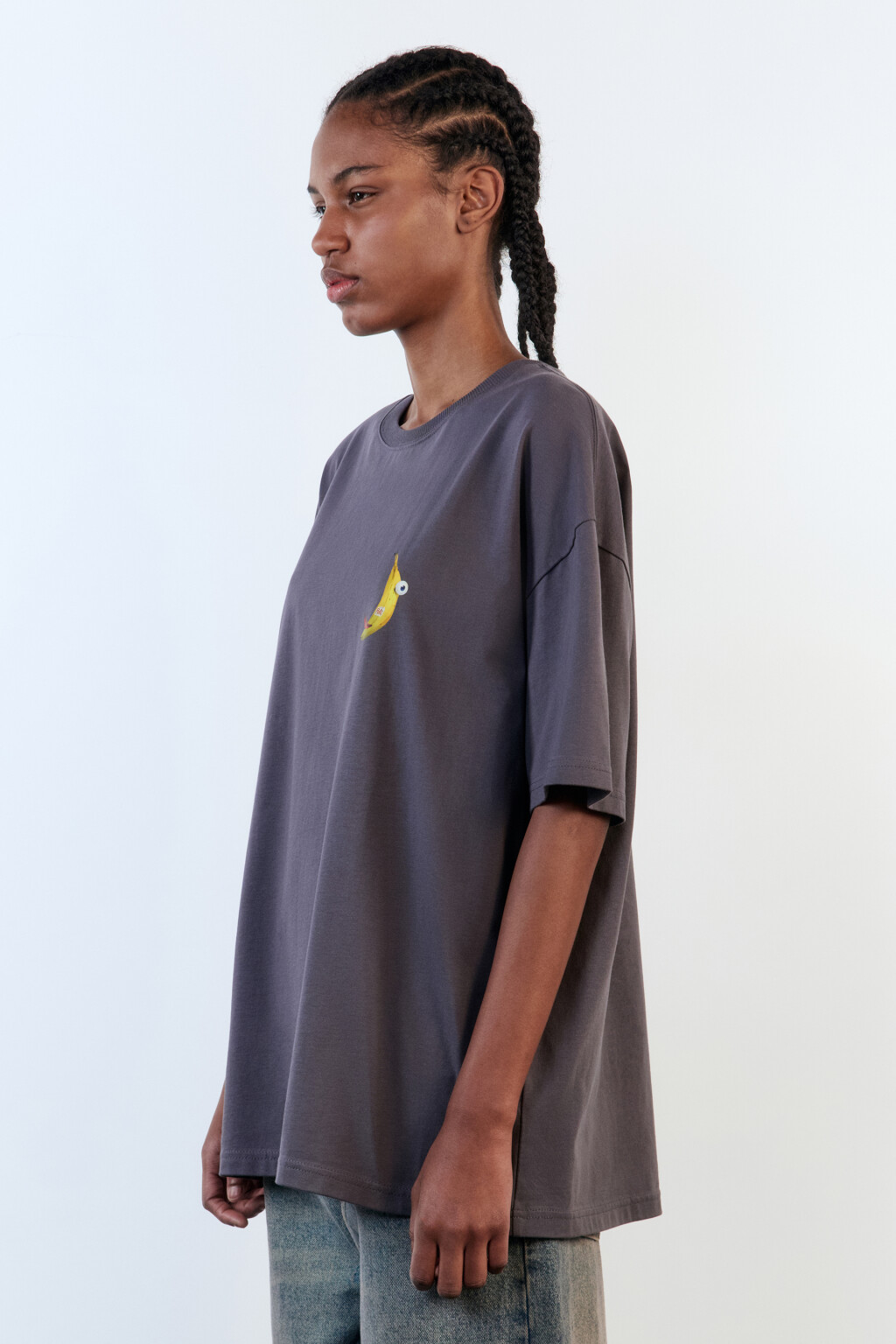 Футболка унисекс с принтом Bang! Bang! - цвет серый - 3