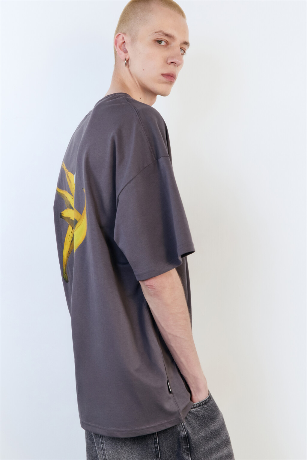 Футболка унисекс с принтом Bang! Bang! - цвет серый - 10