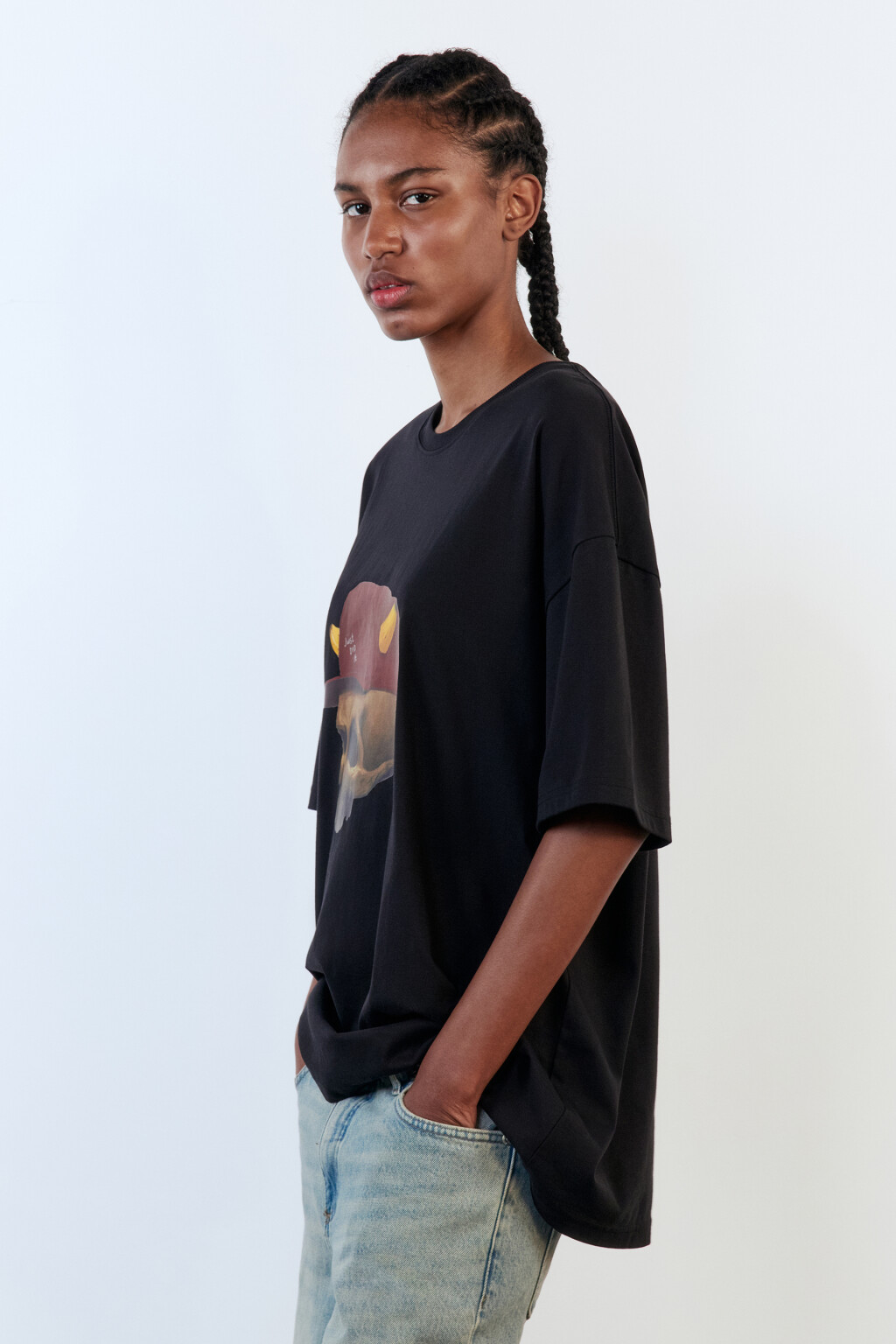 Футболка унисекс с принтом Bang! Bang! - цвет черный - 4