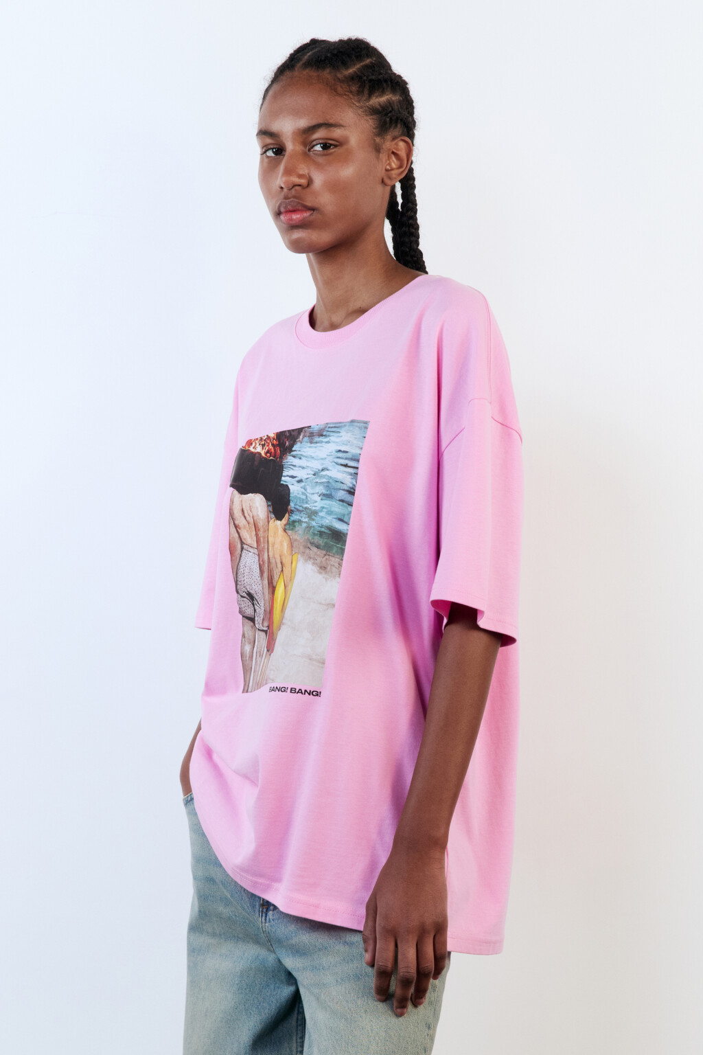 Футболка унисекс с принтом Bang! Bang! - цвет мультиколор - 2