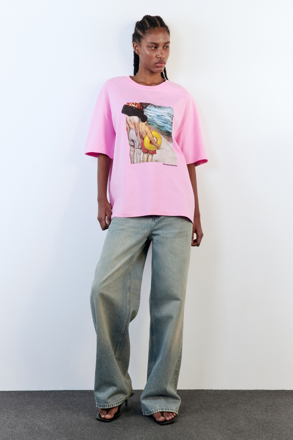 Футболка унисекс с принтом Bang! Bang! - цвет мультиколор - 4