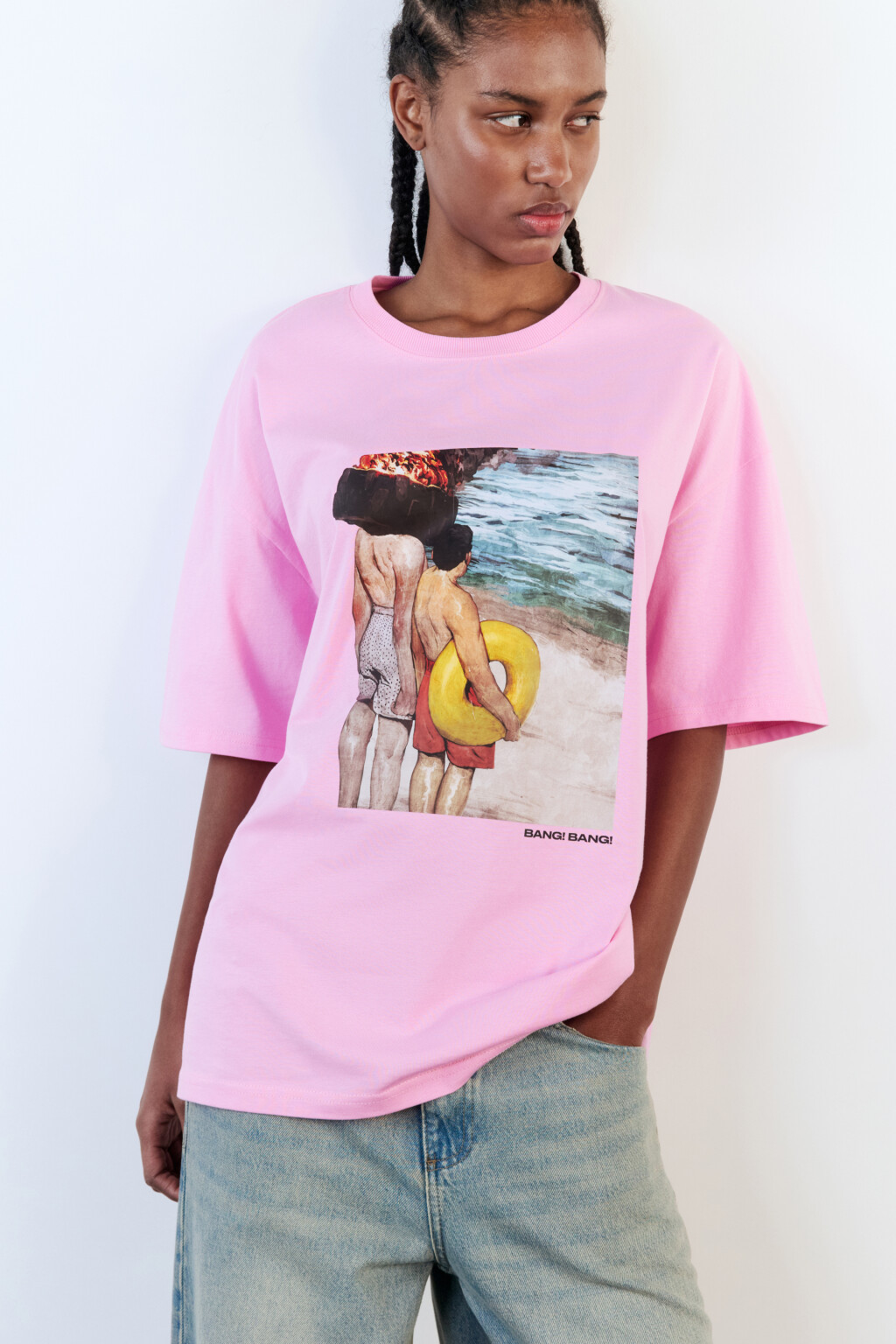 Футболка унисекс с принтом Bang! Bang! - цвет мультиколор - 5