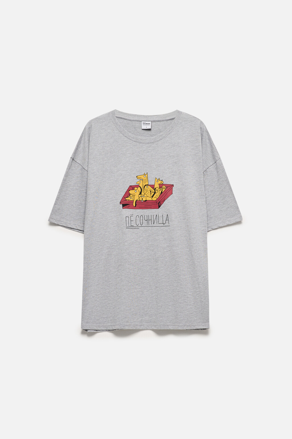 Футболка унисекс с принтом Bang! Bang! - цвет серый - 13