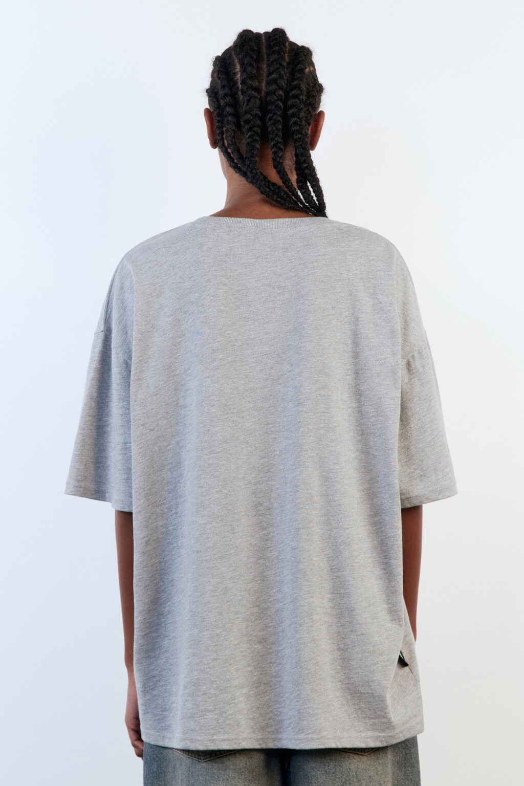 Футболка унисекс с принтом Bang! Bang! - цвет серый - 3