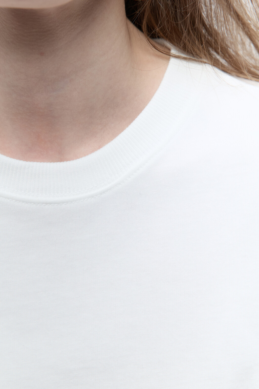 Футболка oversize хлопковая с надписью - цвет белый - 6