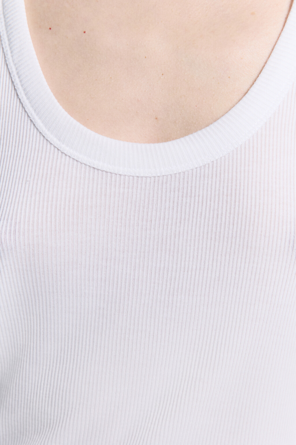 Майка свободная из модала - цвет белый - 7