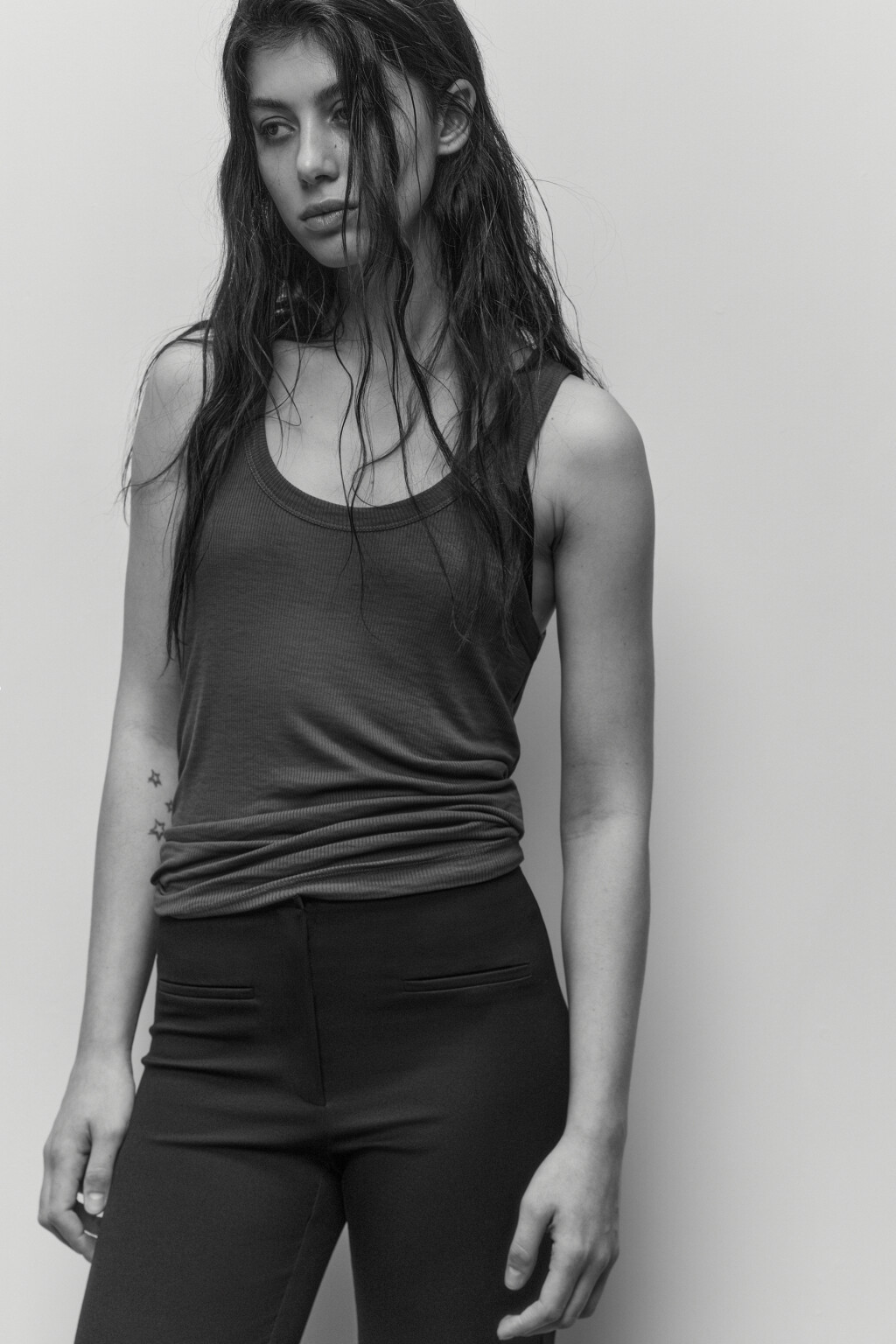 Майка свободная из модала - цвет серый - 1