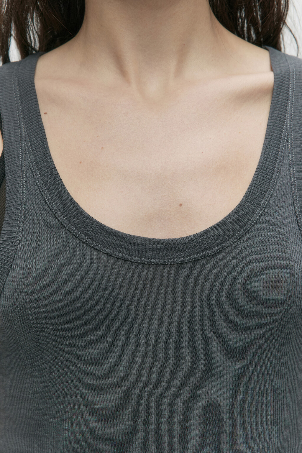 Майка свободная из модала - цвет серый - 7