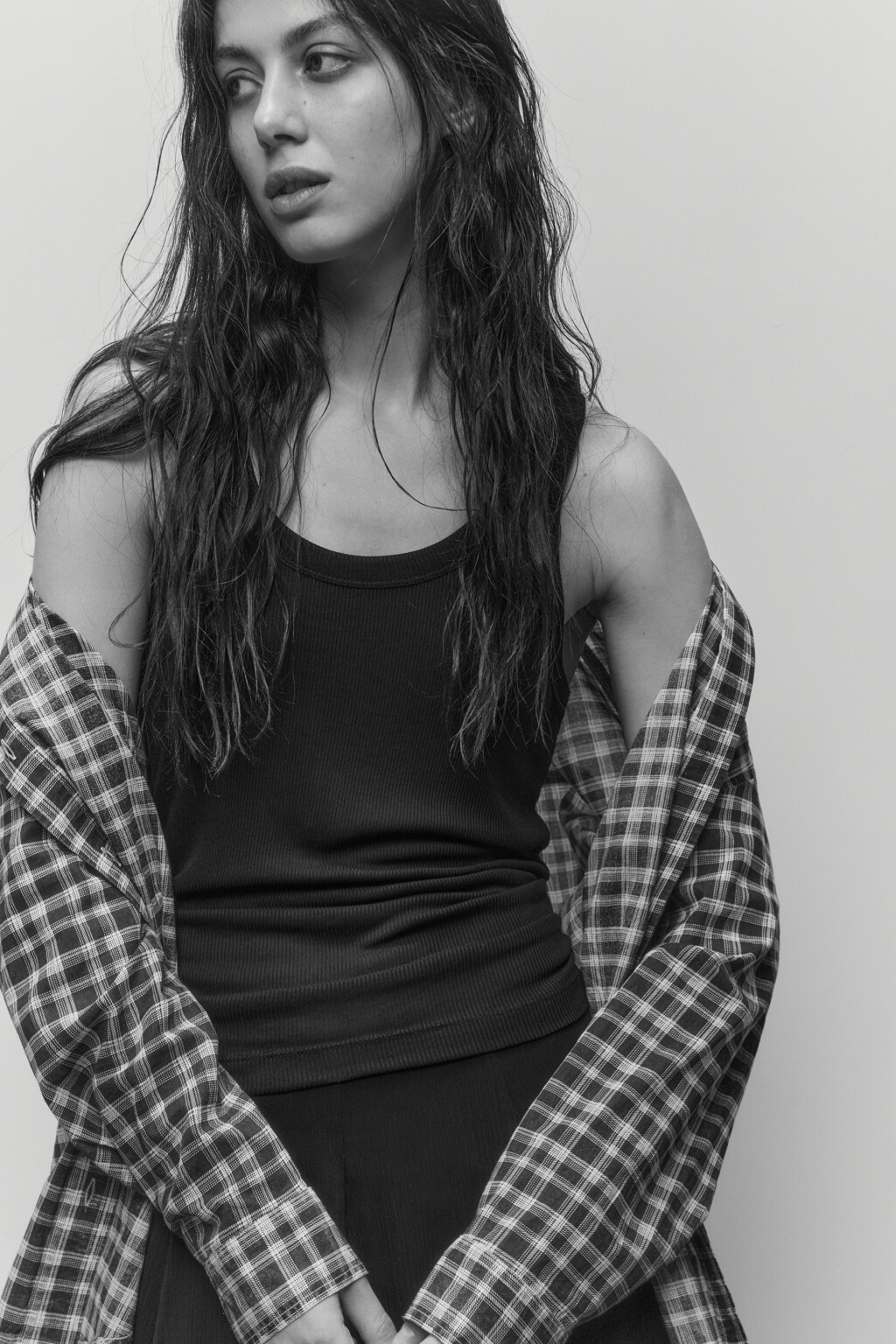 Майка свободная из модала - цвет черный - 2