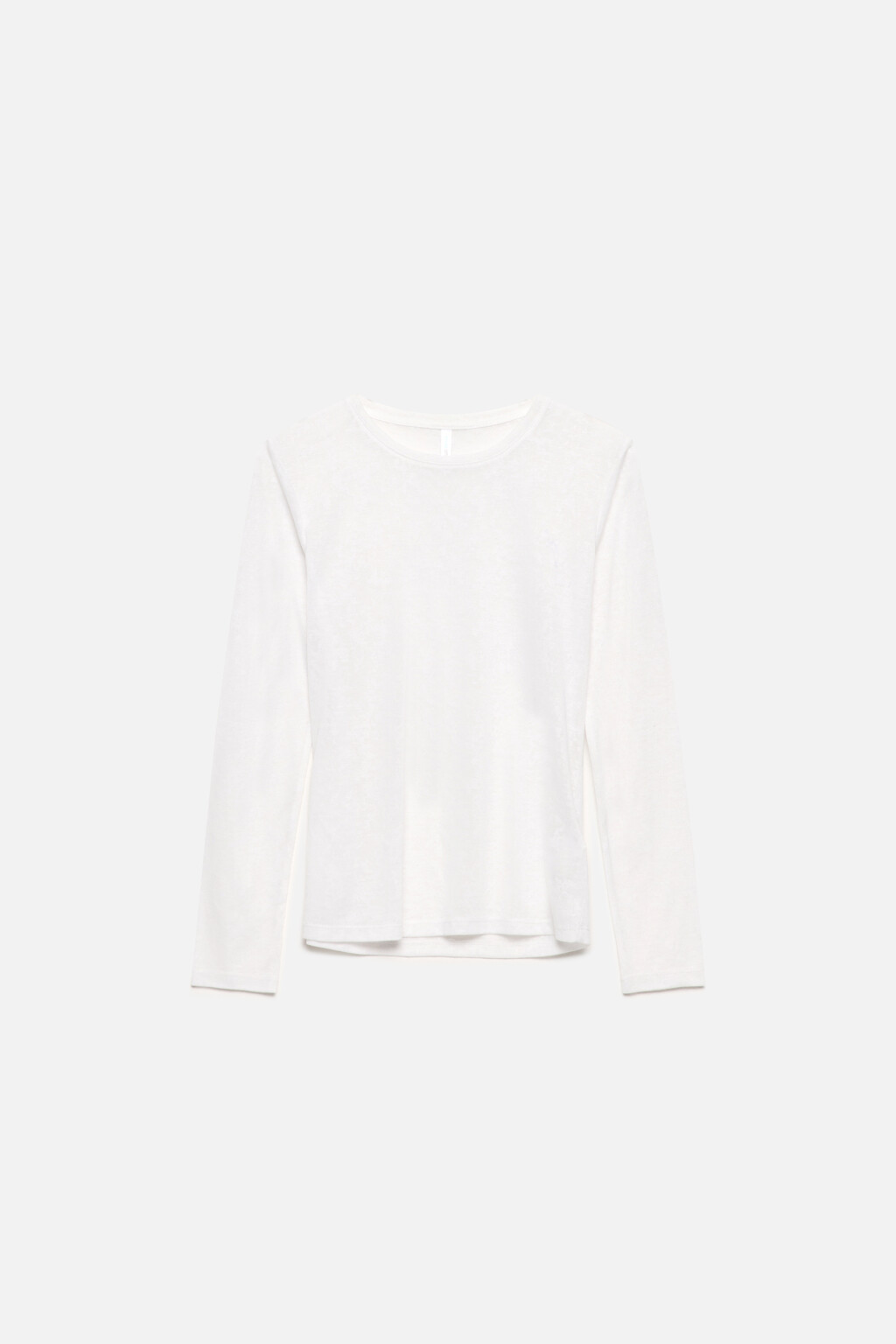 Лонгслив из фактурной ткани - цвет белый - 11