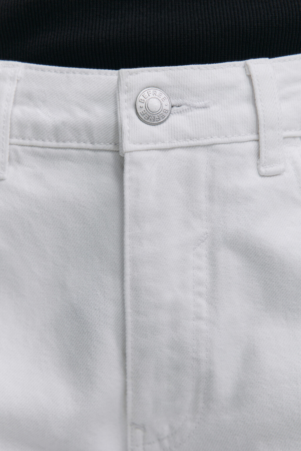 Джинсы mom fit с оборванными краями - цвет белый - 7